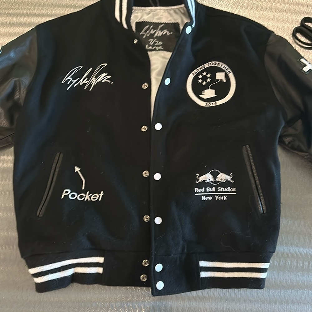 Varsity Red Bull NY Studios-signed by Ryder Ripps-for opening of NY studio